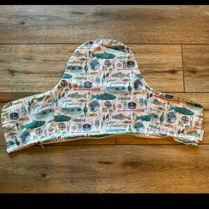 Yeah Baby Goods “Gone Fishing” IKEA high chair cushion cover